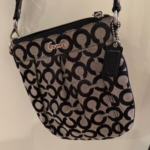 Coach Black and Grey Crossbody Bag